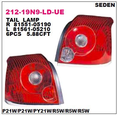 DEPO 21219N9LLDUE — STOP LAMBASI SOL-(DUYSUZ)-(TOYOTA AVENSIS 06/07 )