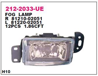 DEPO 2122033LUE — SIS LAMBASI SOL-(DUYSUZ)-(TOYOTA COROLLA HB 01/03 )