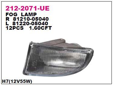 DEPO 2122071LUE — SIS LAMBASI SOL-(TOYOTA AVENSIS 98/ )