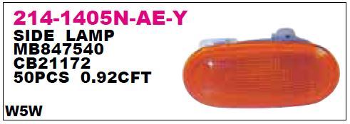 DEPO 2141405NAEY — ÇAMURLUK SİNYALİ R-L DUYLU AMPULLU MITSUBISHI L200 99-05 LANCER 93-95