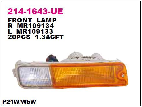 DEPO 2141643RUE — SİNYAL LAMBASI TAMPON L-200 99-05 SARI-BEYAZ SAĞ