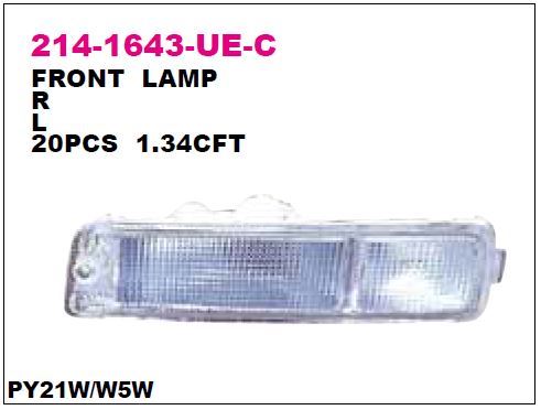 DEPO 2141643RUEC — TAMPON SİNYAL LAMBASI SAĞ BEYAZ MITSUBISHI L200 99-05