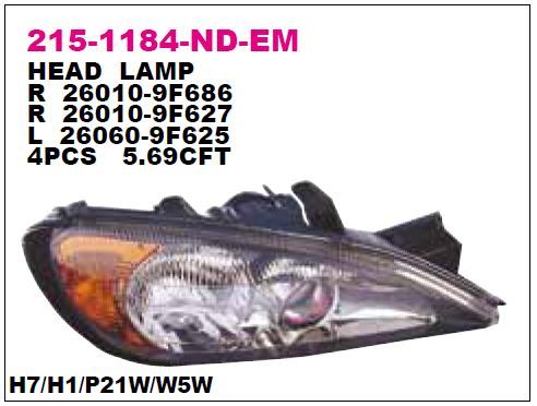 DEPO 2151184LNDEM — FAR SOL ELEKTRİKLİ SARI PRIMERA 96-02 P11