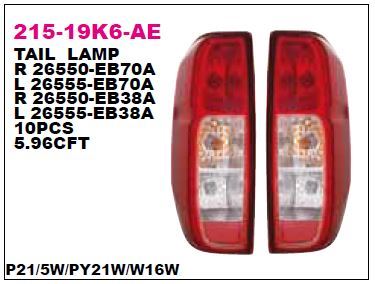 DEPO 21519K6RLDUE — STOP LAMBASI SAĞ NISSAN NAVARA 06-
