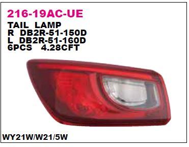 DEPO 21619ACRUE — STOP LAMBASI DIS SAĞ MAZDA CX3 15-