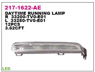 DEPO 2171622RAE — GÜNDÜZ FARI SAĞ CIVIC 12-16