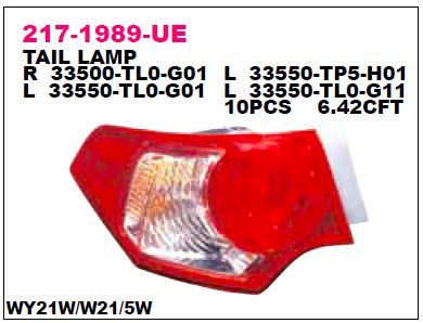 DEPO 2171989LUE — STOP LAMBASI ACCORD 08-10 DIS SOL