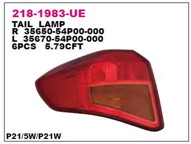 DEPO 2181983LUE — STOP LAMBASI SOL SUZUKI VITARA 15-