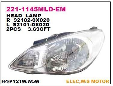 DEPO 2211145LMLDEM — SOL FAR MOTORU UZERINDE I10 08>