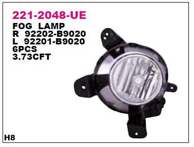 DEPO 2212048LUE — SİS LAMBASI SOL HYUNDAI I10 13-