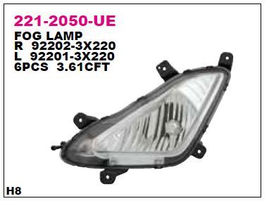 DEPO 2212050LUE — SİS LAMBASI SOL HYUNDAI ELANTRA 14-