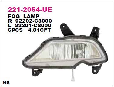 DEPO 2212054RUE — SİS LAMBASI SAĞ HYUNDAI I20 15-