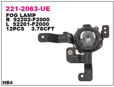 DEPO 2212063RUE — SAĞ SİS FARI ( MERCEKLI TIP ) ELANTRA 15>