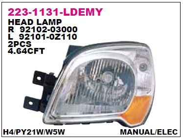 DEPO 2231131RLDEMY — SAĞ FAR SARI SİNYALLİ SLOVAK SPORTAGE 08-10