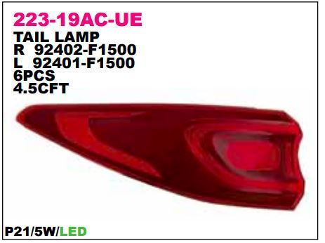 DEPO 22319ACLUE — STOP LAMBASI SOL KIA SPORTAGE 18-