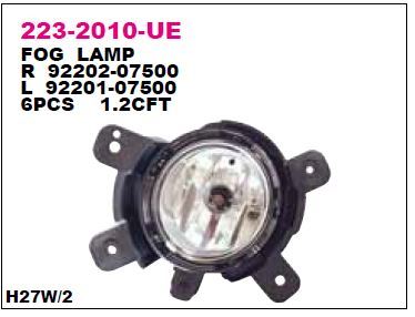 DEPO 2232010LUE — SİS LAMBASI SOL KIA PICANTO 08-10
