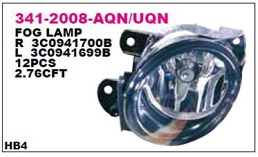 DEPO 3412008RUQN — SİS LAMBASI SAĞ VOLKSWAGEN PASSAT 06-
