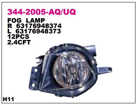 DEPO 3442005LUQ — SİS FARI ( BMW E90-91 SOL )