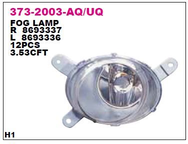 DEPO 3732003RUQ — SİS LAMBASI SAĞ VOLVO S60 05-07
