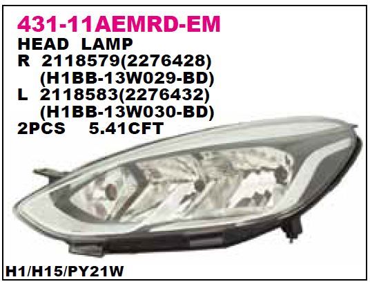 DEPO 43111AERMLDEM — FAR SAĞ TREND FIESTA VII 17-