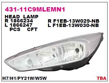 DEPO 43111C9LMLEMN1 — FAR SOL ALEMMINYUM SIPERLIKLI FOCUS III 14-