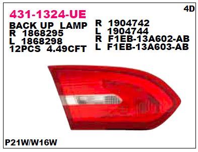 DEPO 4311324LUE — STOP LAMBASI İC SOL ( FORD FOCUS SEDAN 4KAPI 14- )