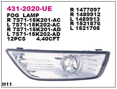 DEPO 4312020RUE — SİS LAMBASI SAĞ FORD MONDEO 07-