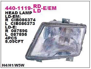 DEPO 4401119RLDEM — FAR SAĞ W638 VITO ELEKTRİKLİ 96-03