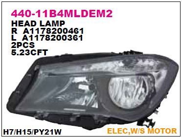 DEPO 44011B4LMLDEM2 — FAR ( MERCEDES W117 SOL )