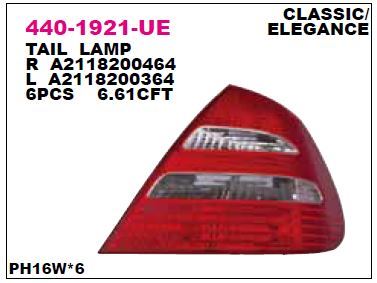 DEPO 4401921RUE — STOP LAMBASI SAĞ ELEGANCE W211 02-06