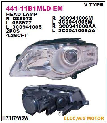 DEPO 44111B1LMLDEM — SOL FAR VW PASSAT VALEO TIP