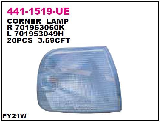 DEPO 4411519LUE — SOL ÖN SİNYAL LAMBASI VW TRANSPORTER CARAVELLA T4 91-04