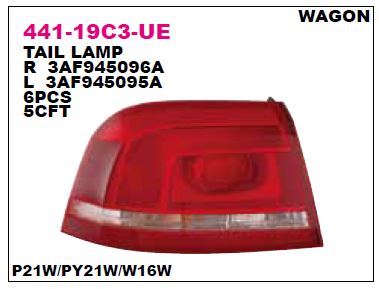 DEPO 44119C3LUE — STOP LAMBASI DIS SOL PASSAT 10-13 STATION WAGON