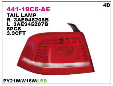 DEPO 44119C6RAE — STOP LAMBASI SAĞ LEDLİ TIP VOLKSWAGEN PASSAT 11-