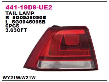 DEPO 44119D9RUE — STOP LAMBASI SAĞ VOLKSWAGEN GOLF VII 13-