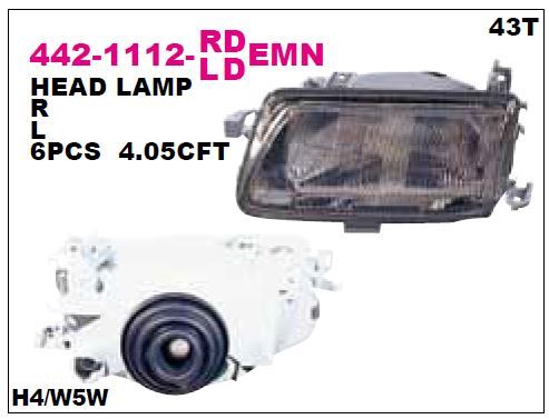 DEPO 4421112LLDEMN — ÖN FAR SOL ELEKTRİKLİ OPEL ASTRA F 95-98