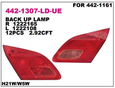 DEPO 4421307LLDUE — BAGAJ STOP LAMBASI SOL OPEL ASTRA J HB 10-14