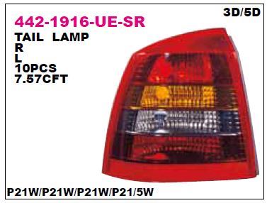 DEPO 4421916RUESR — STOP LAMBASI SAĞ OPEL ASTRA G 98-03 HATCHBACK