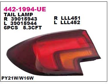 DEPO 4421994LUE — STOP LAMBASI DIS SOL LEDSIZ ASTRA K 16-21