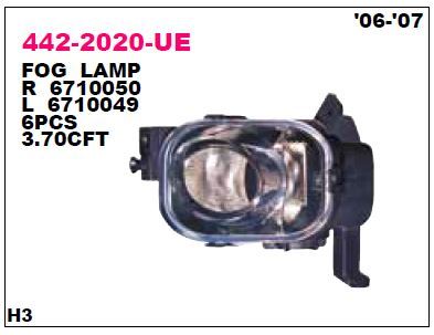 DEPO 4422020RUE — SİS LAMBASI SAĞ DUYSUZ OPEL CORSA D 06-07