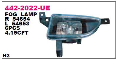 DEPO 4422022LUE — SİS LAMBASI SOL DUYSUZ OPEL ZAFIRA 99-04