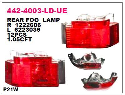 DEPO 4424003LLDUE — TAMPON SİS LAMBASI SOL DUYSUZ OPEL MERIVA 03-