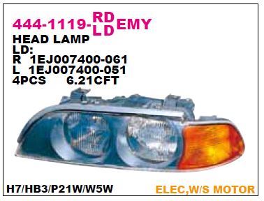 DEPO 4441119LLDEMY — FAR ( BMW E39 SOL SARI 96-00 )