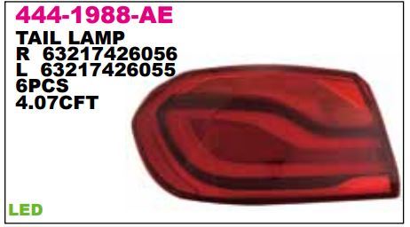 DEPO 4441988RAE — STOP LAMBASI SAĞ DIS BMW 4 F32-33-36 2014-2019