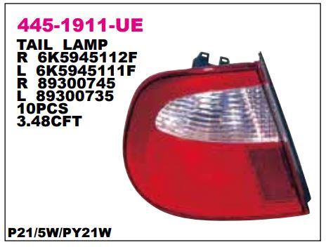 DEPO 4451911LUE — STOP LAMBASI SOL SEAT CORDOBA 99-02