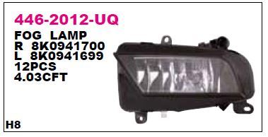 DEPO 4462012RUQ — SİS LAMBASI SAĞ AUDI A4 12-
