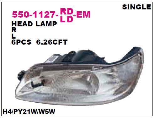 DEPO 5501127RLDEM — ÖN FAR SAĞ ELEKTRİKLİ PEUGEOT 306 97-