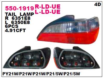 DEPO 5501919LLDUE — STOP LAMBASI SOL DUYSUZ PEUGEOT 406 96-99