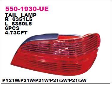 DEPO 5501930LUE — STOP LAMBASI SOL PEUGEOT 406 99-00