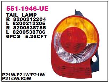 DEPO 5511946RUE — STOP LAMBASI SAĞ RENAULT MODUS 04-
